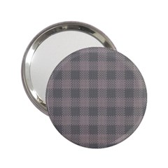 Plaid pattern 2.25  Handbag Mirrors