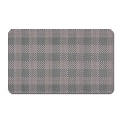 Plaid Pattern Magnet (rectangular)