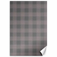 Plaid pattern Canvas 20  x 30  