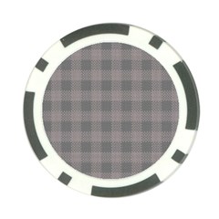 Plaid pattern Poker Chip Card Guard