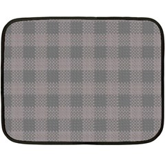 Plaid pattern Double Sided Fleece Blanket (Mini) 