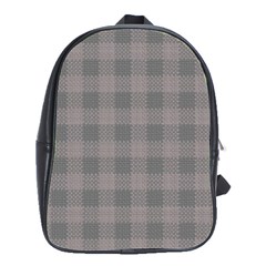 Plaid pattern School Bags(Large) 