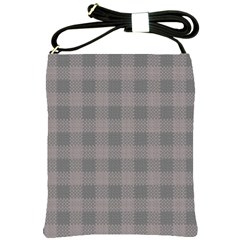 Plaid Pattern Shoulder Sling Bags by ValentinaDesign