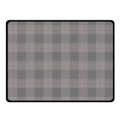 Plaid pattern Fleece Blanket (Small)