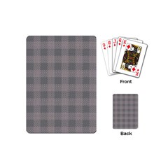 Plaid pattern Playing Cards (Mini) 