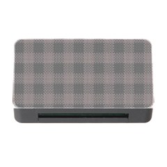 Plaid pattern Memory Card Reader with CF