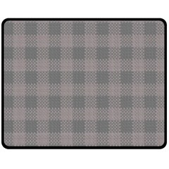 Plaid pattern Double Sided Fleece Blanket (Medium) 