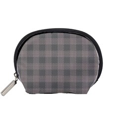 Plaid pattern Accessory Pouches (Small) 