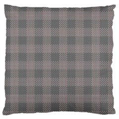 Plaid pattern Large Flano Cushion Case (Two Sides)