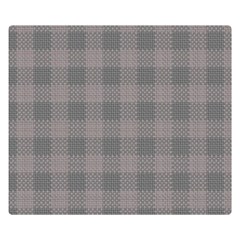 Plaid pattern Double Sided Flano Blanket (Small) 