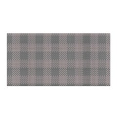 Plaid pattern Satin Wrap