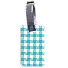 Plaid pattern Luggage Tags (Two Sides)