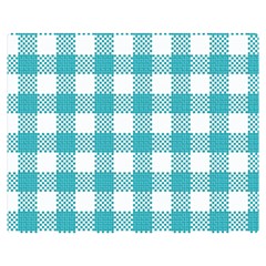 Plaid pattern Double Sided Flano Blanket (Medium) 