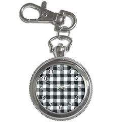 Plaid Pattern Key Chain Watches by ValentinaDesign