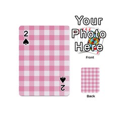 Plaid Pattern Playing Cards 54 (mini)  by ValentinaDesign