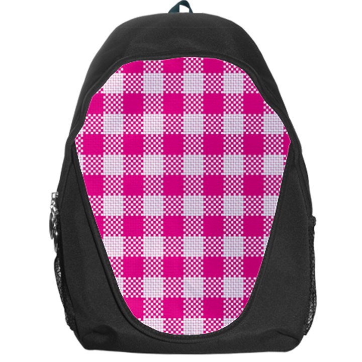 Plaid pattern Backpack Bag