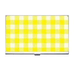 Plaid Pattern Business Card Holders by ValentinaDesign