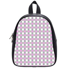 Plaid Pattern School Bags (small)  by ValentinaDesign