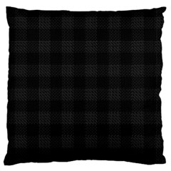 Plaid Pattern Large Flano Cushion Case (one Side)