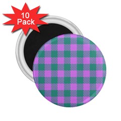 Plaid Pattern 2 25  Magnets (10 Pack)  by ValentinaDesign