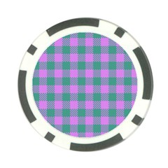 Plaid Pattern Poker Chip Card Guard (10 Pack) by ValentinaDesign