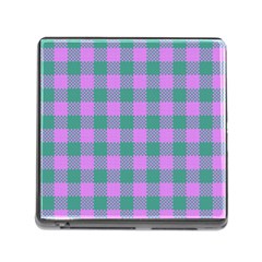 Plaid Pattern Memory Card Reader (square) by ValentinaDesign