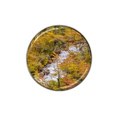 Colored Forest Landscape Scene, Patagonia   Argentina Hat Clip Ball Marker (4 Pack) by dflcprints