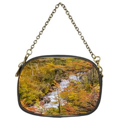 Colored Forest Landscape Scene, Patagonia   Argentina Chain Purses (two Sides)  by dflcprints