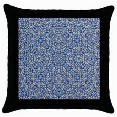 Geometric Luxury Ornate Throw Pillow Case (black) by dflcprints