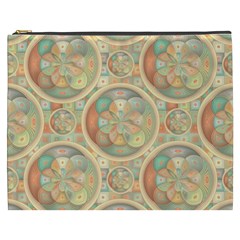 Complex Geometric Pattern Cosmetic Bag (xxxl)  by linceazul