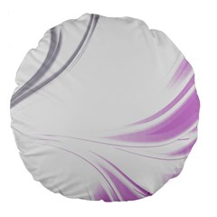 Colors Large 18  Premium Flano Round Cushions