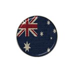 Vintage Australian flag Hat Clip Ball Marker Front