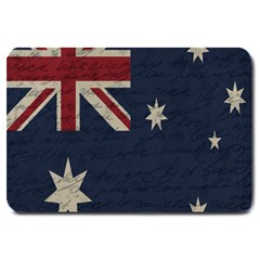 Vintage Australian Flag Large Doormat  by ValentinaDesign