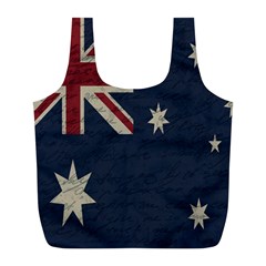 Vintage Australian Flag Full Print Recycle Bags (l)  by ValentinaDesign