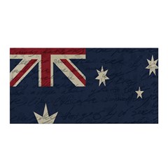 Vintage Australian Flag Satin Wrap by ValentinaDesign