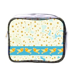 Birds And Daisies Mini Toiletries Bags by linceazul