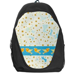 Birds And Daisies Backpack Bag by linceazul