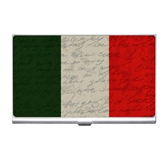 Vintage Flag - Italia Business Card Holders by ValentinaDesign