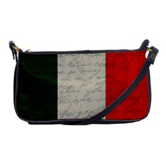 Vintage Flag - Italia Shoulder Clutch Bags by ValentinaDesign