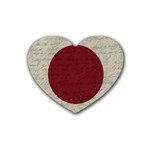 Vintage flag - Japan Heart Coaster (4 pack)  Front