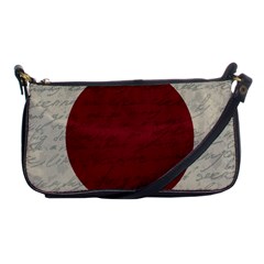 Vintage Flag - Japan Shoulder Clutch Bags by ValentinaDesign