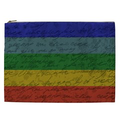 Vintage Flag - Pride Cosmetic Bag (xxl)  by ValentinaDesign