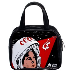 Valentina Tereshkova Classic Handbags (2 Sides) by Valentinaart