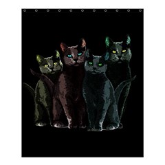 Cats Shower Curtain 60  X 72  (medium) 