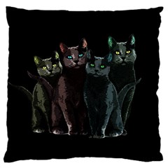 Cats Standard Flano Cushion Case (two Sides) by Valentinaart