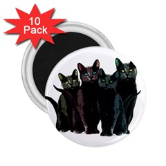 Cats 2 25  Magnets (10 Pack)  by Valentinaart