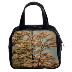 Landscape Scene Colored Trees At Glacier Lake  Patagonia Argentina Classic Handbags (2 Sides) by dflcprints