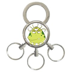 The Most Ugly Alien Ever 3-ring Key Chains