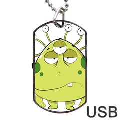 The Most Ugly Alien Ever Dog Tag USB Flash (Two Sides)