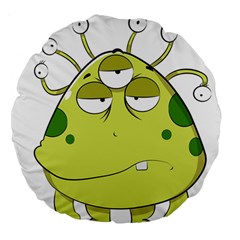The Most Ugly Alien Ever Large 18  Premium Round Cushions
